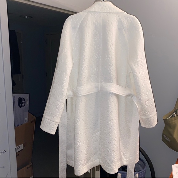 INC International Concept blazer washed white XL, elegantly textured nice fabric - Picture 1 of 10